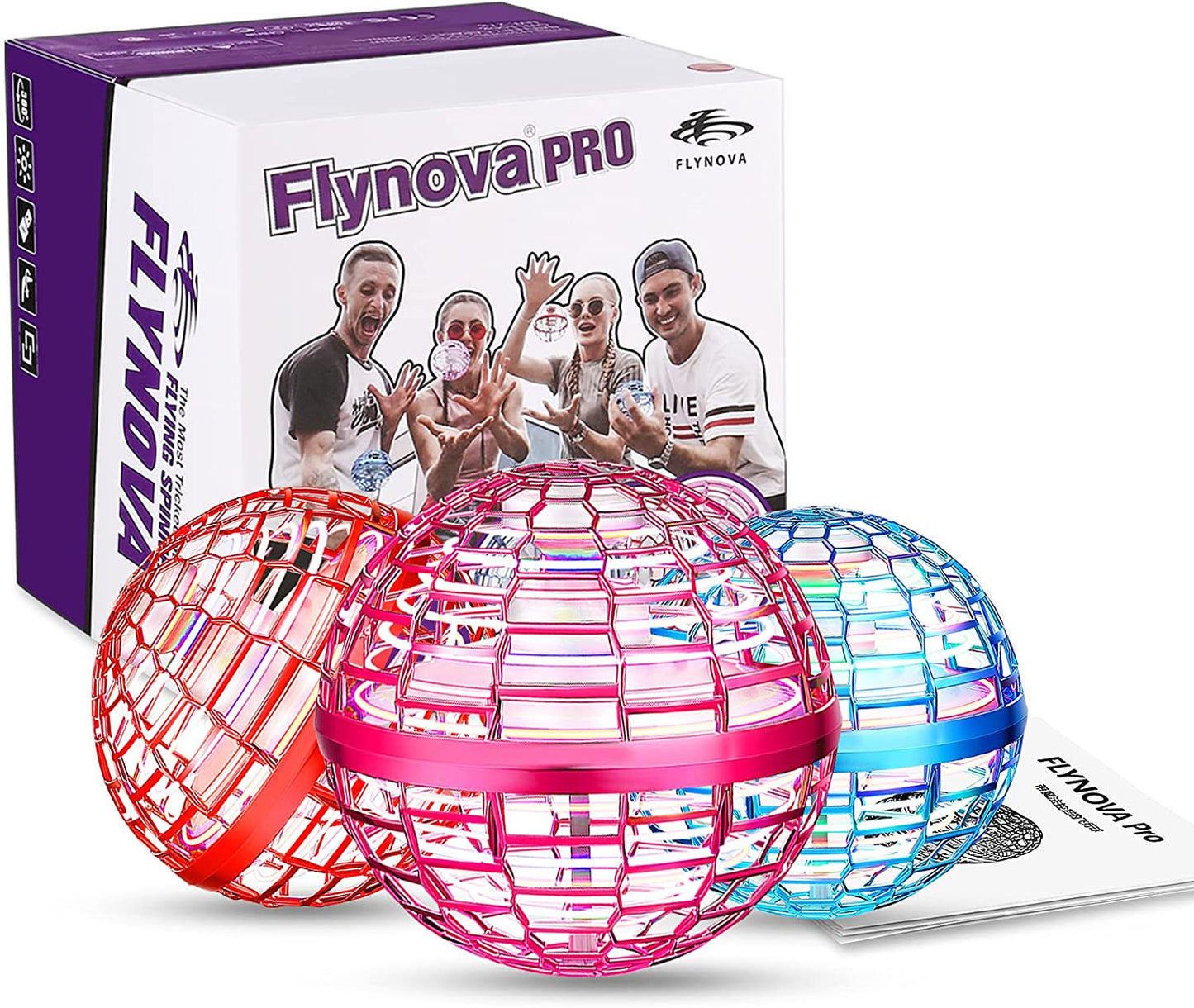 Pelota Voladora LED Recargable | Diversión Interactiva para Niños y Adultos 🚀✨