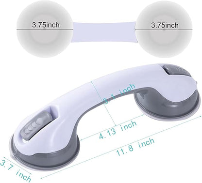 🛁 Barra de Apoyo para Baño con Ventosas – Pack x2