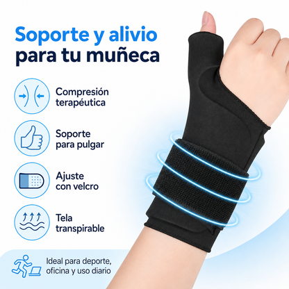 Muñequera Guante de Compresión | Protege y Estabiliza tu Muñeca desde el Primer Uso