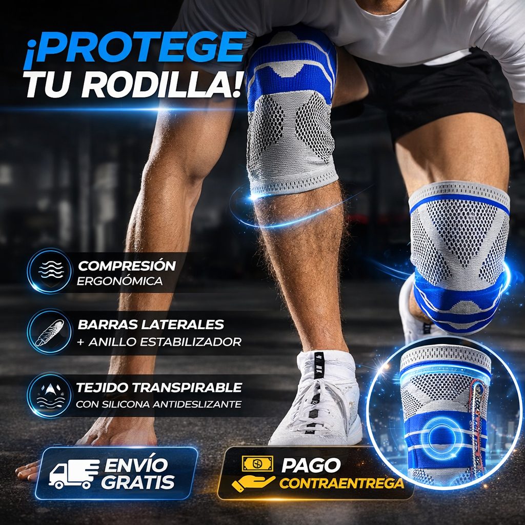 🦵💥 Rodillera Ortopédica con Gel para Rótula + Envío Gratis 🚚✨