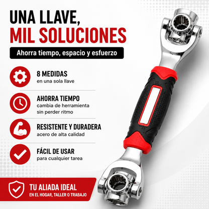 🔧 Llave Multifuncional Universal 8 en 1