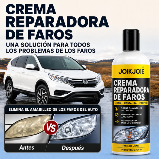 Repara y devuele el brillo a tus farolas | Crema reparadora 120ml