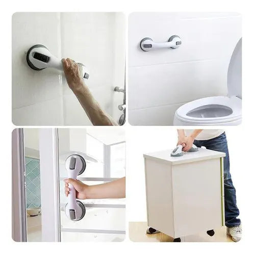 🛁 Barra de Apoyo para Baño con Ventosas – Pack x2
