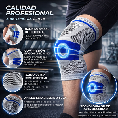 🦵💥 Rodillera Ortopédica con Gel para Rótula + Envío Gratis 🚚✨
