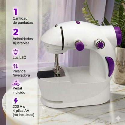 Mini Máquina de Coser Portátil ✨🧵
