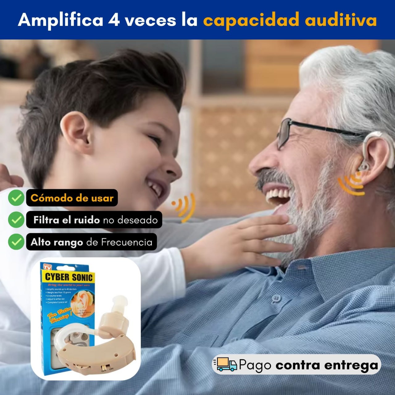 Amplificador de Sonido 🔊 Recupera la Claridad Auditiva +ENVIO GRATIS